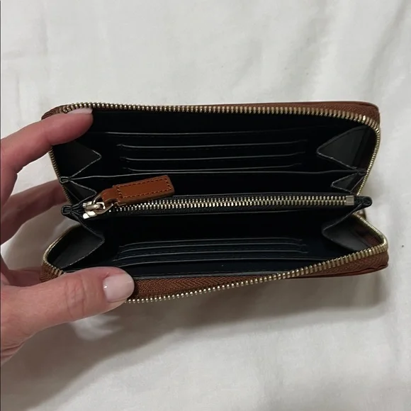 Sezane Victoria Leather Wallet in Natural Heritage - Picture 3 of 3